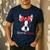 Boston Terrier Mom Bostie Women Girls Men's Casual T-Shirt Navy