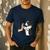 Boston Terrier Mom Dogs Mum Woman Men's Casual T-Shirt Navy