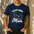 Boston Terrier Mom Boston Terrier Mom Men's Casual T-Shirt Navy