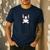 Boston Terrier In The Pocket Cute Boston Terrier Dog For Men Women Girls Kids Men's Casual T-Shirt Navy