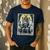 Boston Terrier Tarot Card Dog Men's Casual T-Shirt Navy
