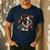 Boston Terrier Is My Valentine Cute Pet Dog Owner Valentine Men's Casual T-Shirt Navy