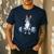 Boston Terrier Weightlifting Deadlift Men Fitness Gym Men's Casual T-Shirt Navy