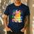 Broken Crayons Still Color Cat Teacher Men's Casual T-Shirt Navy Broken Crayons Still Color Cat Teacher Men's Casual T-Shirt Navy