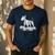 Bull Terrier Skeleton Birthday Halloween Kids Men's Casual T-Shirt Navy