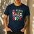 All Is Calm Just Kidding This Is Pre-K Christmas Teacher Men's Casual T-Shirt Navy All Is Calm Just Kidding This Is Pre-K Christmas Teacher Men's Casual T-Shirt Navy