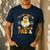 You Can't Scare Me I Teach Pre-K Halloween Teacher Ghost Men's Casual T-Shirt Navy