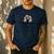 Cat Exhausted Teacher Exhausterwhelmulated Definition Men's Casual T-Shirt Navy Cat Exhausted Teacher Exhausterwhelmulated Definition Men's Casual T-Shirt Navy
