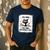 Cat It's Fine I'm Fine Everything Is Fine Teacher Life Men's Casual T-Shirt Navy