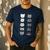 Cat Themed Artist Value Scale Educational Art Teacher Men's Casual T-Shirt Navy Cat Themed Artist Value Scale Educational Art Teacher Men's Casual T-Shirt Navy