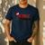 Christmas Science Teacher Santa Educator Chemical Elements Men's Casual T-Shirt Navy