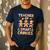 Christmas Teacher Of Smart Cookies Gingerbread Man Teaching Men's Casual T-Shirt Navy