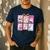 Coquette Bow Spooky Teacher Ghost Halloween Trick Or Teach Men's Casual T-Shirt Navy