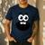 Creepy Carrots Face Teacher Halloween Costume Matching Men's Casual T-Shirt Navy Creepy Carrots Face Teacher Halloween Costume Matching Men's Casual T-Shirt Navy
