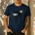 Cut Music Teacher Shirt With a Piano Keys Notes And Flowers Men's Casual T-Shirt Navy Cut Music Teacher Shirt With a Piano Keys Notes And Flowers Men's Casual T-Shirt Navy