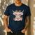 Cute Floral Highland Cow Back To School For Women Teacher Men's Casual T-Shirt Navy Cute Floral Highland Cow Back To School For Women Teacher Men's Casual T-Shirt Navy
