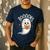 Cute Ghost Book Reading Halloween Teacher Men's Casual T-Shirt Navy Cute Ghost Book Reading Halloween Teacher Men's Casual T-Shirt Navy