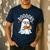 Cute Ghost Reading Book Librarian Teacher Halloween Costume Men's Casual T-Shirt Navy