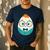Cute Good Egg Teacher Halloween Costume Food Group Men's Casual T-Shirt Navy