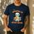 Cute Halloween Teacher Librarian Mummy Reading Books Men's Casual T-Shirt Navy