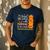 Cute Teacher Halloween For Women Men Teacher Pumpkin Men's Casual T-Shirt Navy