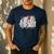 Eagles Teacher School Sports Fan Team Spirit Men's Casual T-Shirt Navy