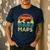 Easily Distracted By Maps Geography Teacher Men's Casual T-Shirt Navy Easily Distracted By Maps Geography Teacher Men's Casual T-Shirt Navy