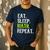 Eat Sleep Math Repeat Teacher Lover Men's Casual T-Shirt Navy Eat Sleep Math Repeat Teacher Lover Men's Casual T-Shirt Navy