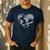 ESL Teacher ESOL Student Cute Heart Shape English Teacher Men's Casual T-Shirt Navy