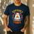 Espooky Vibes Spanish Mexican Halloween Ghost Teachers Men's Casual T-Shirt Navy