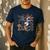 Fall Holiday Themed Thanksgiving Halloween Teacher Trick Or Men's Casual T-Shirt Navy Fall Holiday Themed Thanksgiving Halloween Teacher Trick Or Men's Casual T-Shirt Navy