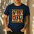 Fall In Love With Music Groovy Thanksgiving Music Teacher Men Women Girls Kids Men's Casual T-Shirt Navy