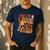 Fall In Love With Science Math Teacher Fall Thanksgiving Men's Casual T-Shirt Navy