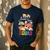 Farm Trip Field Trip Squad Farm Visit Teachers Students Men's Casual T-Shirt Navy