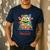 Feed The Reading Monster Halloween Teacher Men's Casual T-Shirt Navy Feed The Reading Monster Halloween Teacher Men's Casual T-Shirt Navy