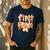 First Grade Fall Floral Coquette Bow Teachers Students Men's Casual T-Shirt Navy