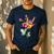 Flower American Sign Language ASL Teacher Teaching Deaf Men's Casual T-Shirt Navy Flower American Sign Language ASL Teacher Teaching Deaf Men's Casual T-Shirt Navy