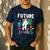 Future Teacher School Teacher Female Men's Casual T-Shirt Navy Future Teacher School Teacher Female Men's Casual T-Shirt Navy