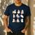Ghost Book Reading Halloween Books Lover Teacher Kids Men's Casual T-Shirt Navy