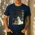 Ghost Library Halloween Book Reading Books Lover Teacher Men's Casual T-Shirt Navy Ghost Library Halloween Book Reading Books Lover Teacher Men's Casual T-Shirt Navy