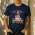This Girl Loves Watermelon And Her Boston Terrier Dog Mother Men's Casual T-Shirt Navy