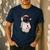 Girls I Heart Mom Love Mama Boston Terrier Dog Lover Men's Casual T-Shirt Navy