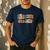 Groovy Substitute Teacher Retro Teacher Back To School Men's Casual T-Shirt Navy
