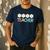 Groovy Teacher Cute Daisy Flower Retro Back To School Men's Casual T-Shirt Navy
