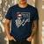 Halloween Math Teacher Skeleton Six Seven Meme Brainrot Men's Casual T-Shirt Navy Halloween Math Teacher Skeleton Six Seven Meme Brainrot Men's Casual T-Shirt Navy