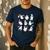 Halloween PE Teacher Ghost Playing Soccer Football Baseball Men's Casual T-Shirt Navy