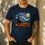 Halloween Pumpkin Starry Night Van Gogh Art Teacher Men's Casual T-Shirt Navy Halloween Pumpkin Starry Night Van Gogh Art Teacher Men's Casual T-Shirt Navy