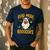 Halloween Read More Books Retro Costume Teacher Women Girls Men's Casual T-Shirt Navy