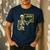 Halloween Skeleton 67 Meme Square Root 4489 Math Teacher Men's Casual T-Shirt Navy