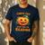 Halloween Teacher Librarian Pumpkin Reading Books Men Women Kids Men's Casual T-Shirt Navy Halloween Teacher Librarian Pumpkin Reading Books Men Women Kids Men's Casual T-Shirt Navy